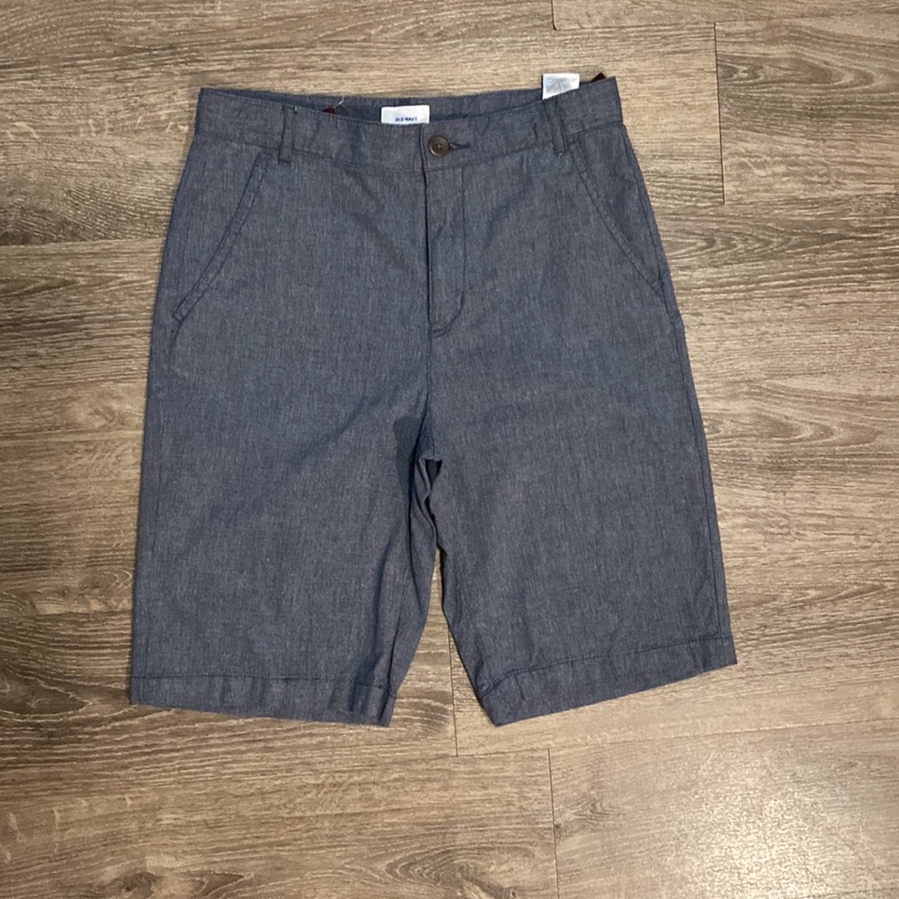 OLD NAVY Boys Shorts, Size 14, Navy